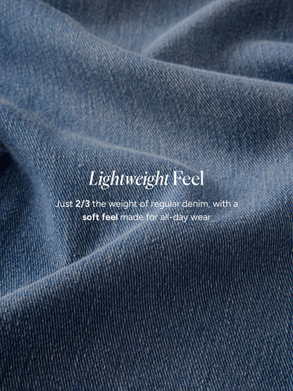 🔥 MAJOR SALE-Stretchy Pull-On Wide-Leg Knit Jeans