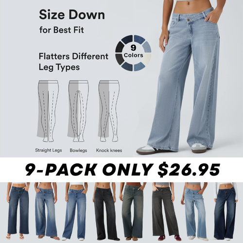 🔥Last day promotion-Comfort Stretch Baggy Casual Jeans