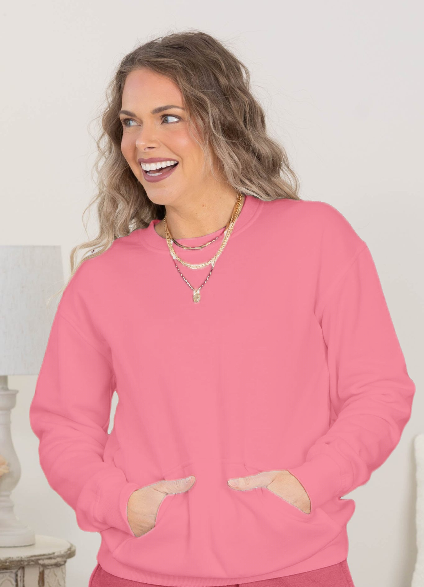 🔥Back by Popular Demand! Pigment Dyed Cozy Campfire Crewneck Sweatshir