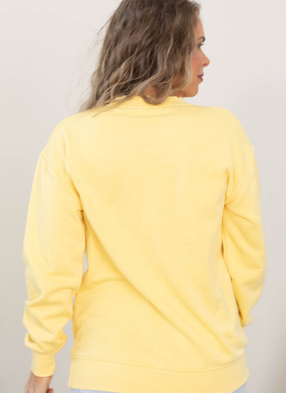 🔥Back by Popular Demand! Pigment Dyed Cozy Campfire Crewneck Sweatshir